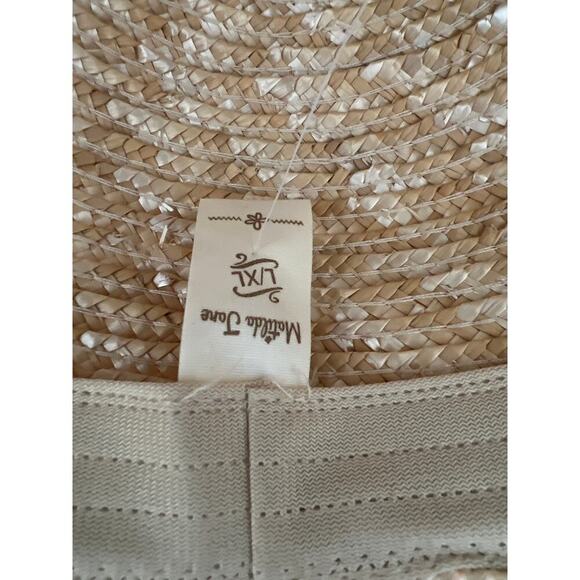 Matilda Jane Straw Hat Pom Poms Beach Hat Little Girl's Brim Hat Bohemian - Picture 6 of 8